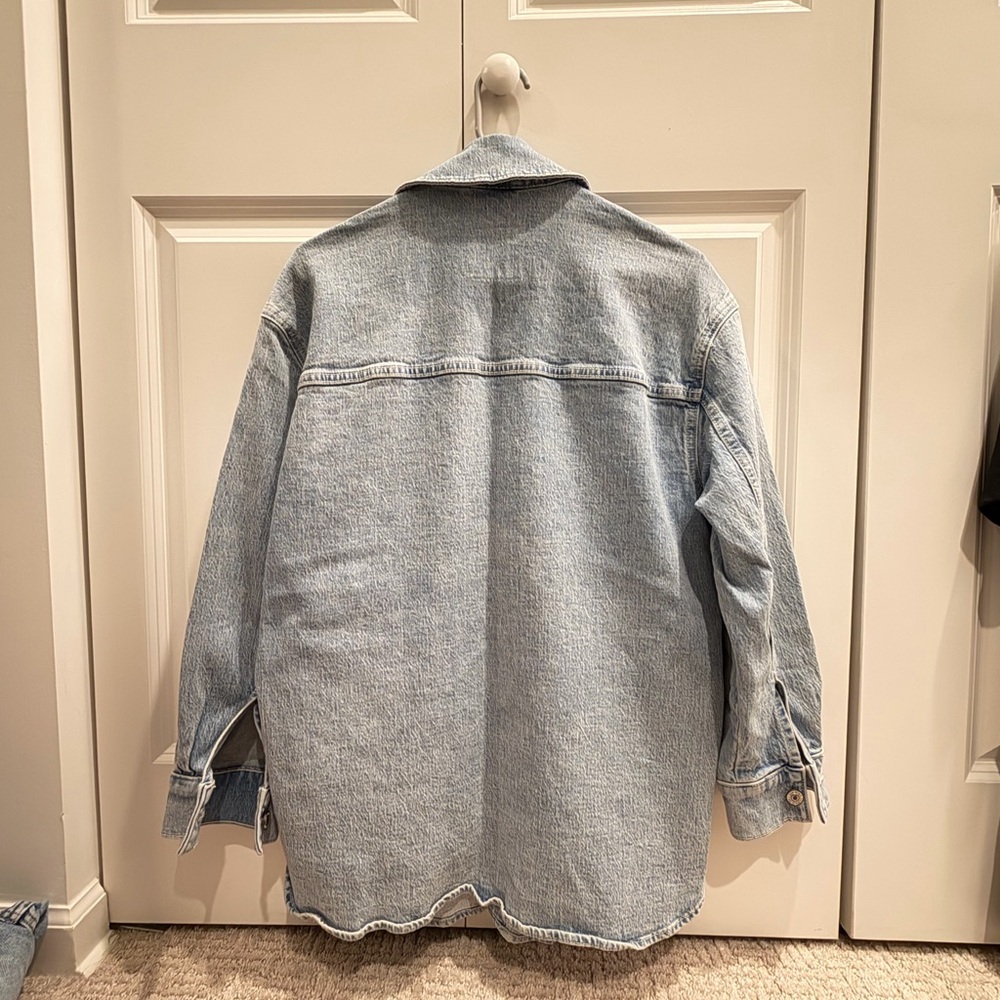 Abercrombie & Fitch Light Blue Denim Jacket - Picture 3 of 3